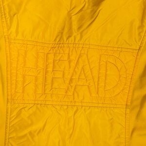 UNISEX VINTAGE HEAD brand Bright Yellow Ski Jacket MENS M WOMENS LG